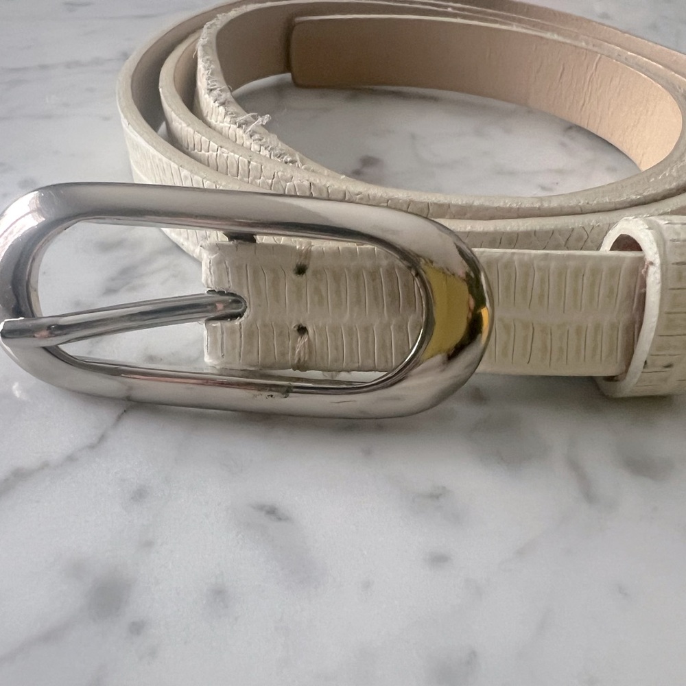Skinny Leather Belt